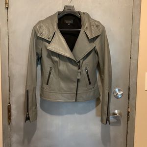 Mackage lamb skin leather jacket
